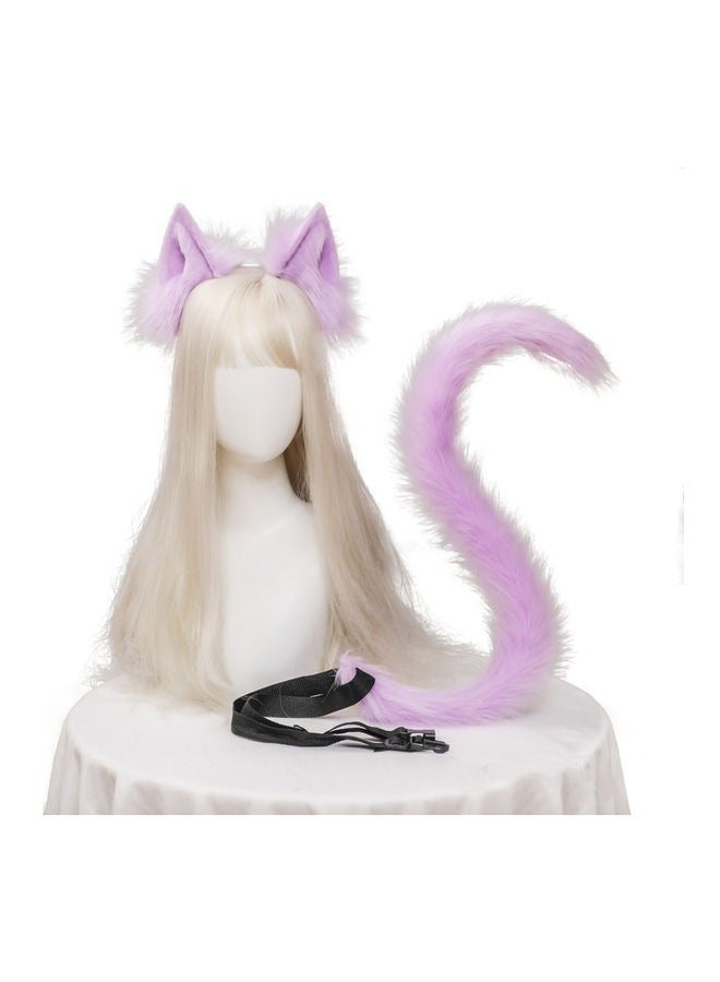 إسكدنيا 2 قطعة الأذن الوحش عقال والذيل زينة أنمي لعب دور الطرف زينة هدية مجموعة ( القط الأذن والذيل ) - Image 1