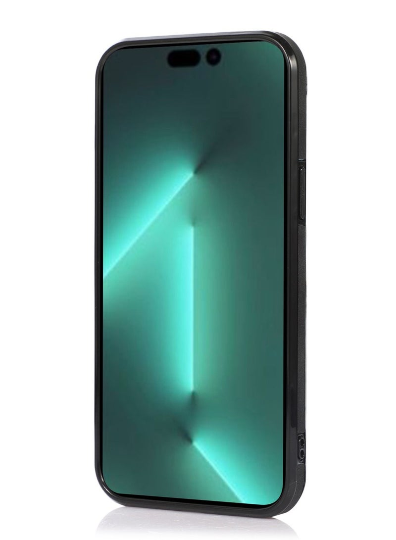 Suteni Back Cover Leather Card Slots Phone Case for iPhone - Image 2