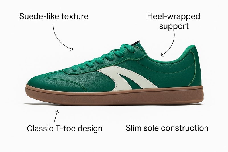 ANTA TT Berlin Classic German Trainer | Lightweight Soft Sole Retro Sneakers - Image 2