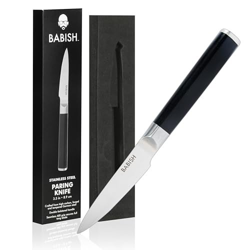 Babish HighCarbon 14116 German Steel Cutlery 35 Inch Paring Kitchen Knife