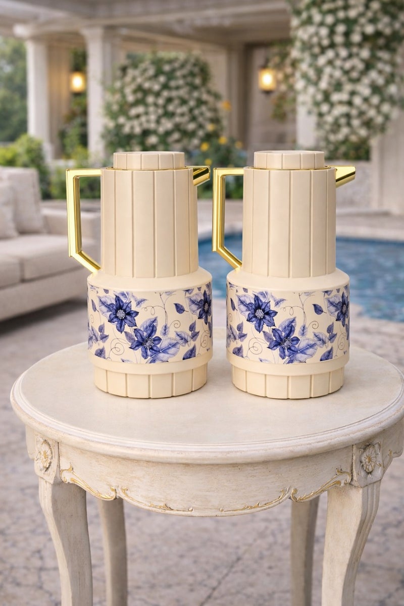 رادین مجموعة ترمس حراري مميزة للشاي والقهوة مكونة من قطعتين | مبطنة بالزجاج من الداخل | احتفاظ طويل بالحرارة | مثالية لشهر رمضان والاستخدام اليومي - Image 3