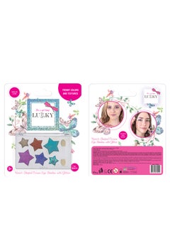 LUKKY Lukky Eyeshadow Cream w/ Glitter Palette 6 Colors Star  - Image 1