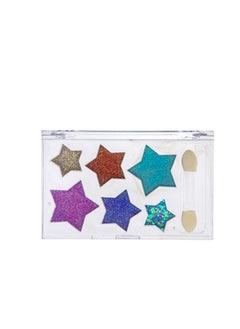 LUKKY Lukky Eyeshadow Cream w/ Glitter Palette 6 Colors Star  - Image 2