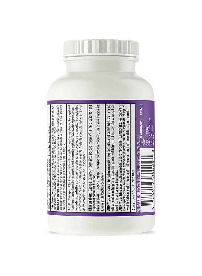 AOR, Bacopa Enlighten, Ayurvedic Bacopa Monnieri Supplement, 300 mg, Vegan, 60 Capsules (60 Servings) - Image 4