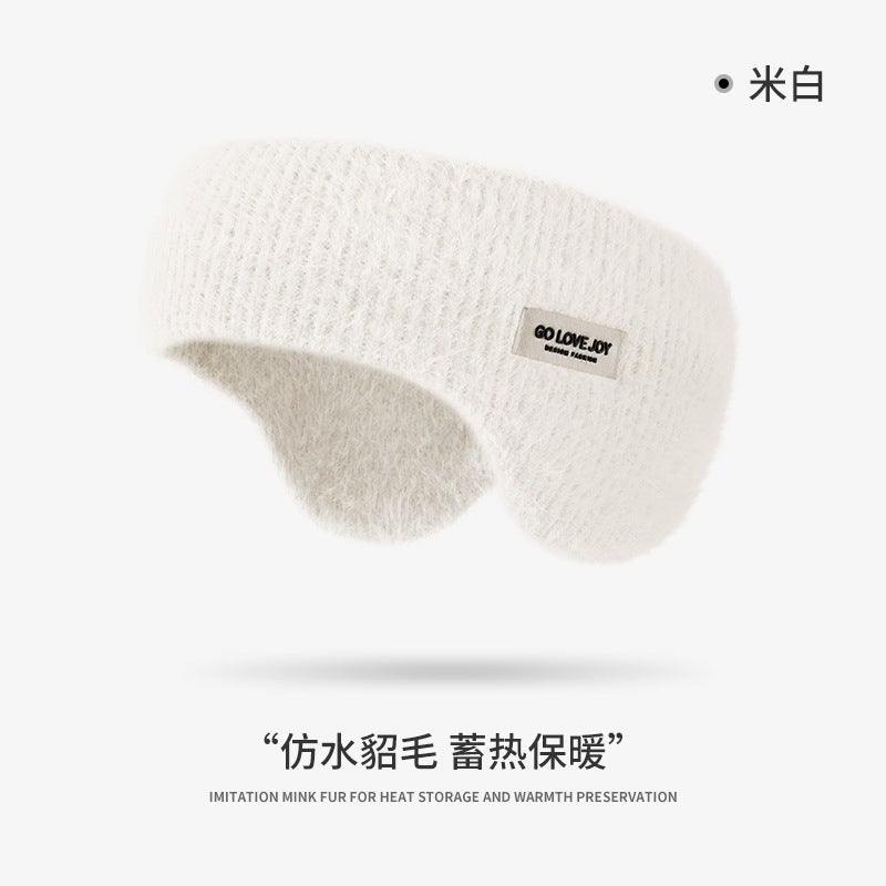 Soundproof Earmuffs for Women Strong Noise Reduction Winter Sleep Aid White DEZ43 