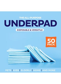 Stack Man Chucks Pads Disposable [50-Pack] Underpads 23x36 Incontinence Chux Pads Absorbent Fluff Protective Bed Pads, Pee Pads for Babies, Kids, Adults & Elderly | Puppy Pads Large for Training Leak Proof  - Image 4