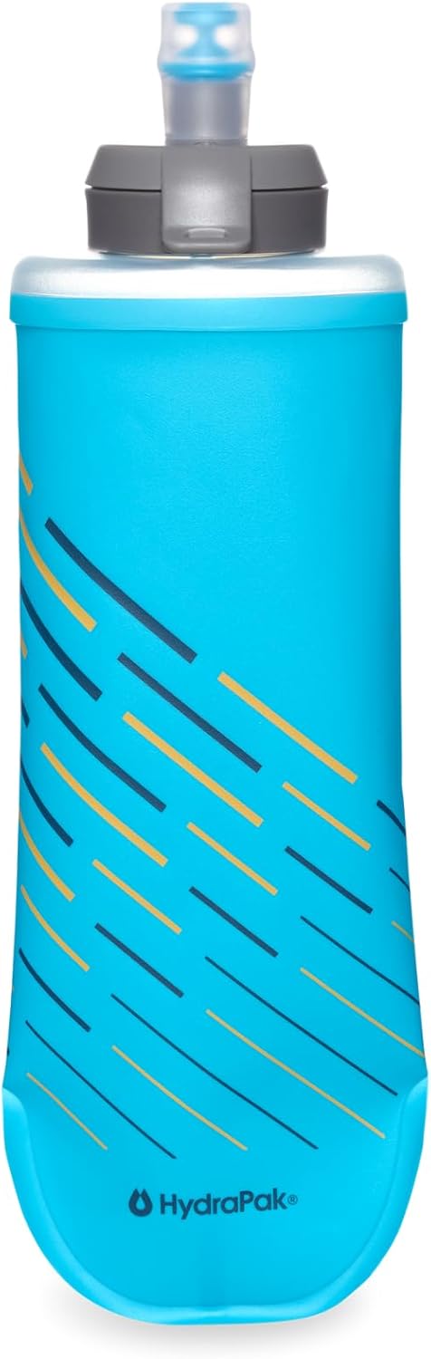 HydraPak SoftFlask Speed 500ml  Compressible Soft Flask Water Bottle Perfect Fit for Hydration Vests and Running Packs with Easy Open Cap 500ml17oz - Image 1