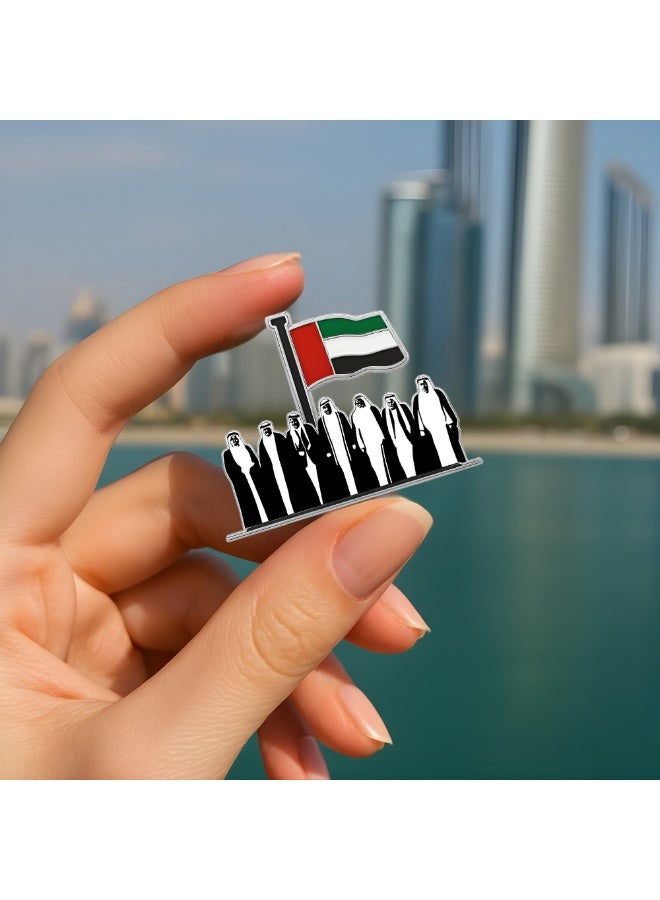 برينت شوب فور مي شارات اليوم الوطني لدولة الإمارات العربية المتحدة، دبابيس ياقة للاحتفال باليوم الوطني لدولة الإمارات العربية المتحدة، شارات روح الاتحاد للرجال والنساء والأطفال - Image 4