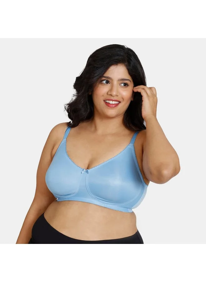 zivame Zivame Solid Bra with Hook and Eye Closure