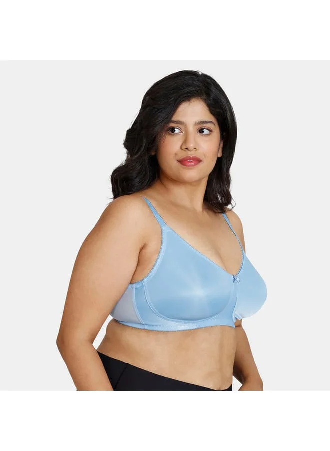 zivame Zivame Solid Bra with Hook and Eye Closure