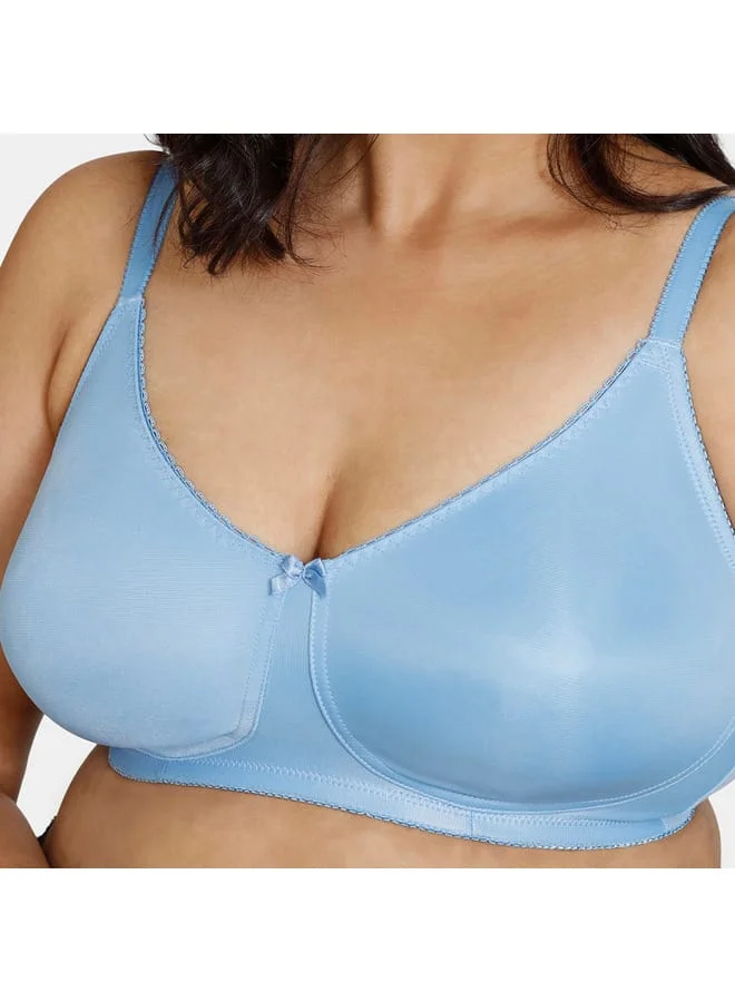 zivame Zivame Solid Bra with Hook and Eye Closure