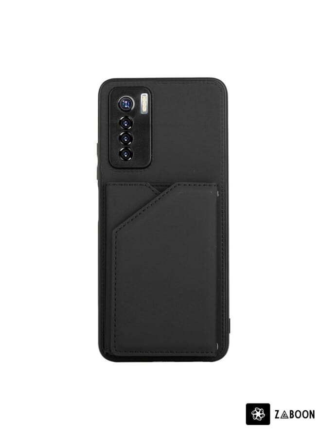 Zaboon حافظة واقية لتكنو كامون 17 برو شعور الجلد PU + TPU + PC - Image 2