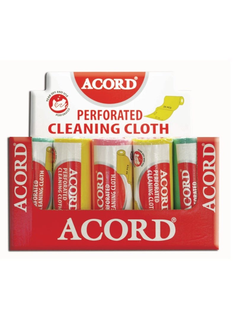 Oil Roll Multi-purpose towel for all surfaces Absorbs 10 times The pack contains 20 pieces Available in yellow DH