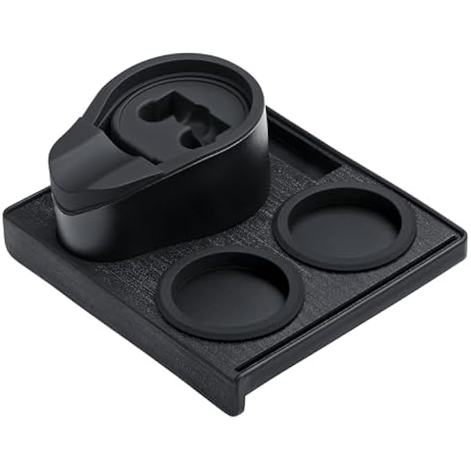 نورمكور مجموعة باريستا المدمجة 7 في 1 مقاس 533 مم، أداة توزيع مكبس القهوة Wdt مع حامل قمع الجرعات وشاشة قرص الدك وقاعدة حامل مرشح القهوة مجموعة باريستا الأساسية لـ Breville Sage مقاس 54 مم - Image 5