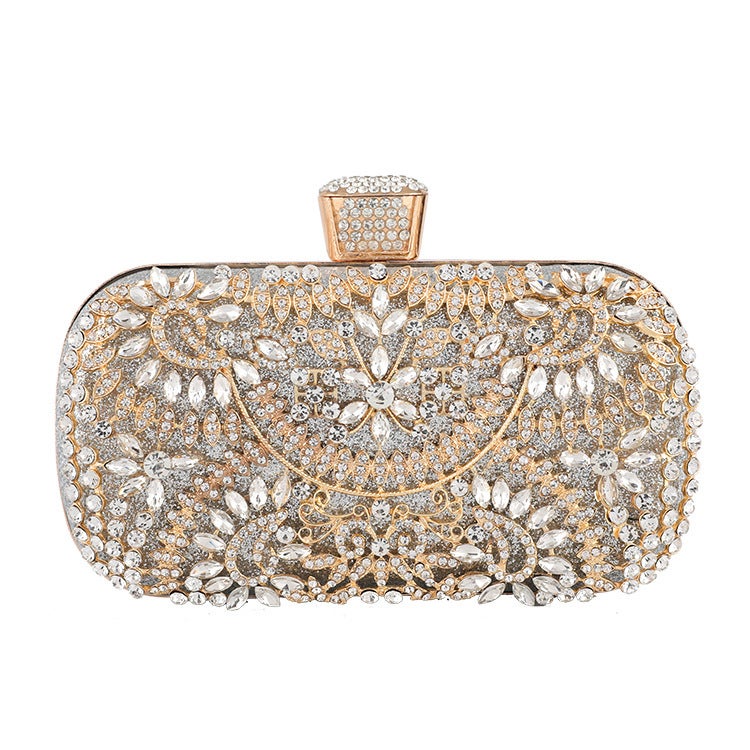Banquet Bag Women'S Handbag Diamond-Encrusted Banquet Wedding Clutch Annual Meeting Dress Evening Makeup Bag - Image 4