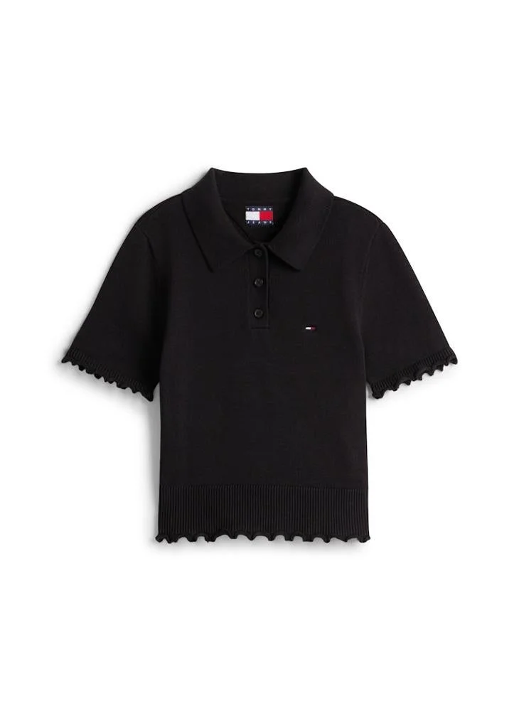 TOMMY JEANS  Lettuce Polo Sweater for Women | Best Price UAE