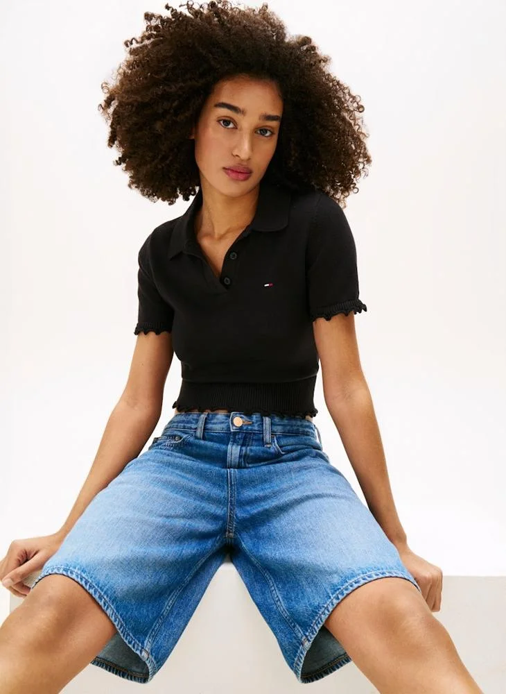 TOMMY JEANS  Lettuce Polo Sweater for Women | Best Price UAE