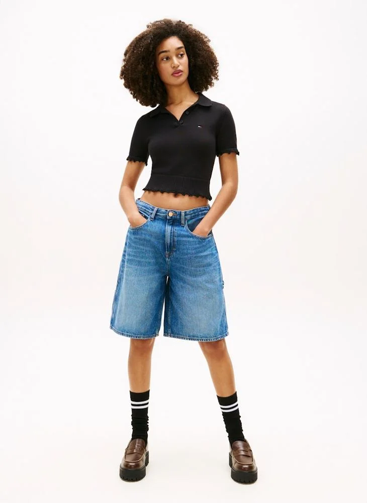 TOMMY JEANS  Lettuce Polo Sweater for Women | Best Price UAE
