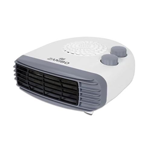 Zanibo | Since 1997 | 2000W Blower Heater for Home + 2000W Portable Electric Room Fan Heater | Adjustable Thermostat, Multiple Heat Settings, Overheat Protection | Fast Heating for Home (ZEH-1160) - Image 1