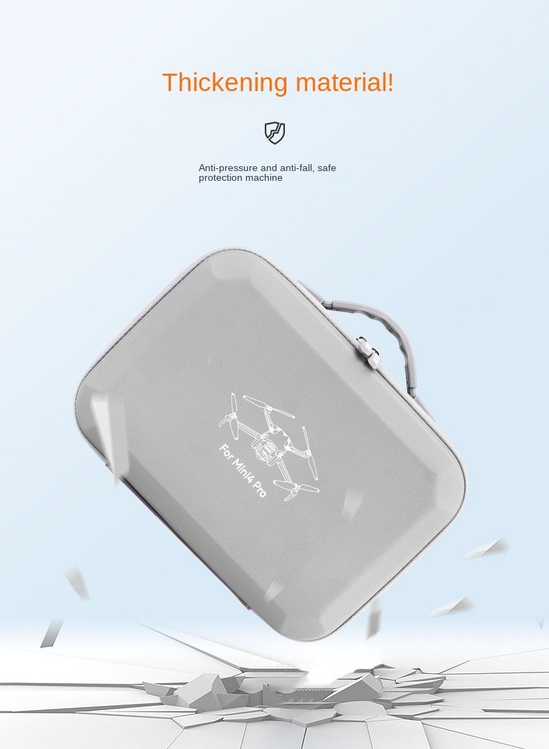 For DJI Mini 4 Pro Drone Storage Bag, Large Capacity Crossbody Backpack, Waterproof PU Leather, Shockproof  Scratch-Resistant, Eco-Friendly, 1:1 Precision Mold, Travel-Friendly Full Set Accessories - Image 5