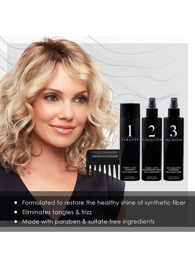 Jon Renau Jon Renau Synthetic Hair Treatment Kit - 4pc Kit - Synthetic Wigs Care Products  - Image 2