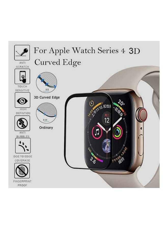 NIBEMINENT 3D Screen Protector For Apple Watch Series 4 Clear  - Image 3