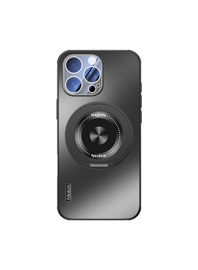 S-TOP Case For iPhone 15 Pro Max Cooling MagSafe Holder Phone Case with Lens Film - Image 1