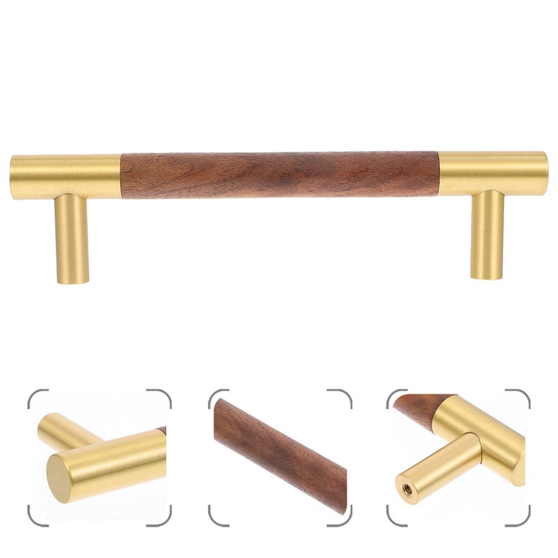 Walnut Cabinet Pulls Easy Install Durable Hardware For Wardrobes Closets - Image 4