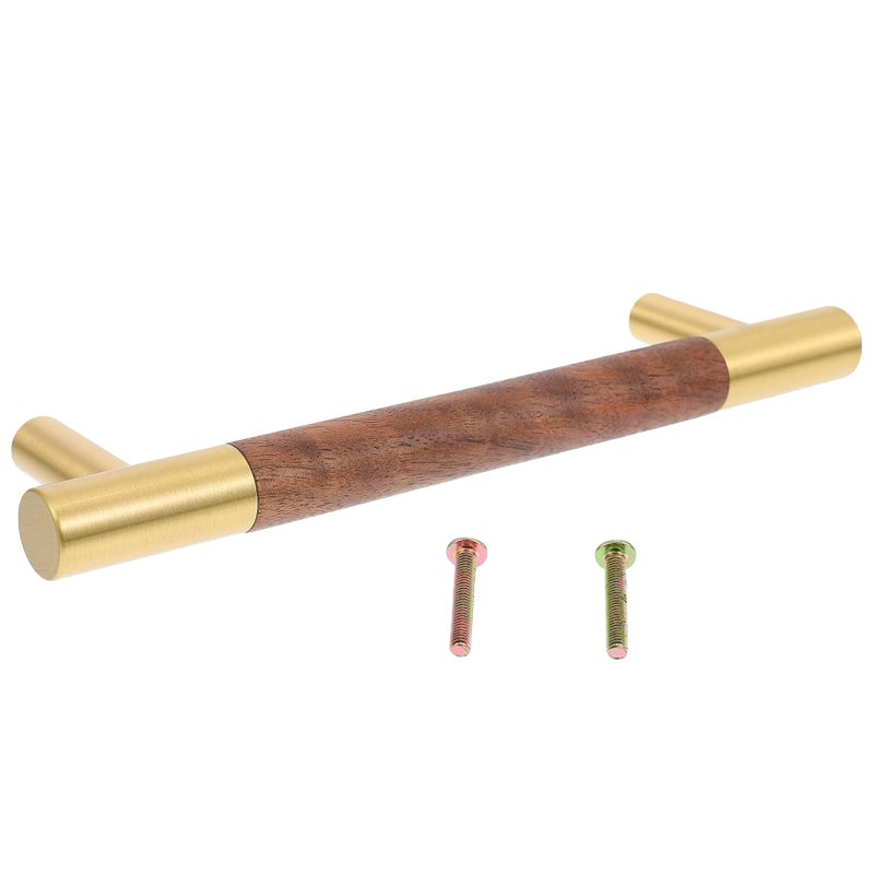 Walnut Cabinet Pulls Easy Install Durable Hardware For Wardrobes Closets - Image 2