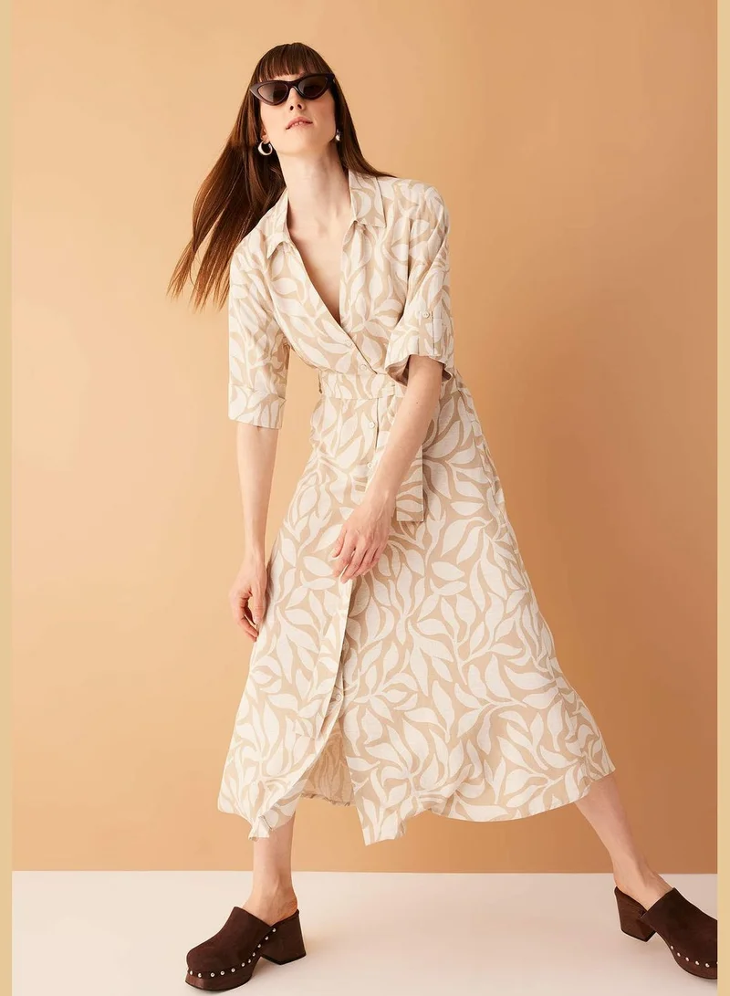 DeFacto Woman Short Sleeve Woven Dress
