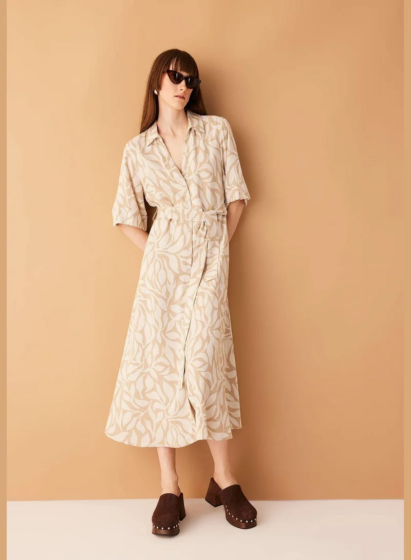 DeFacto Woman Short Sleeve Woven Dress