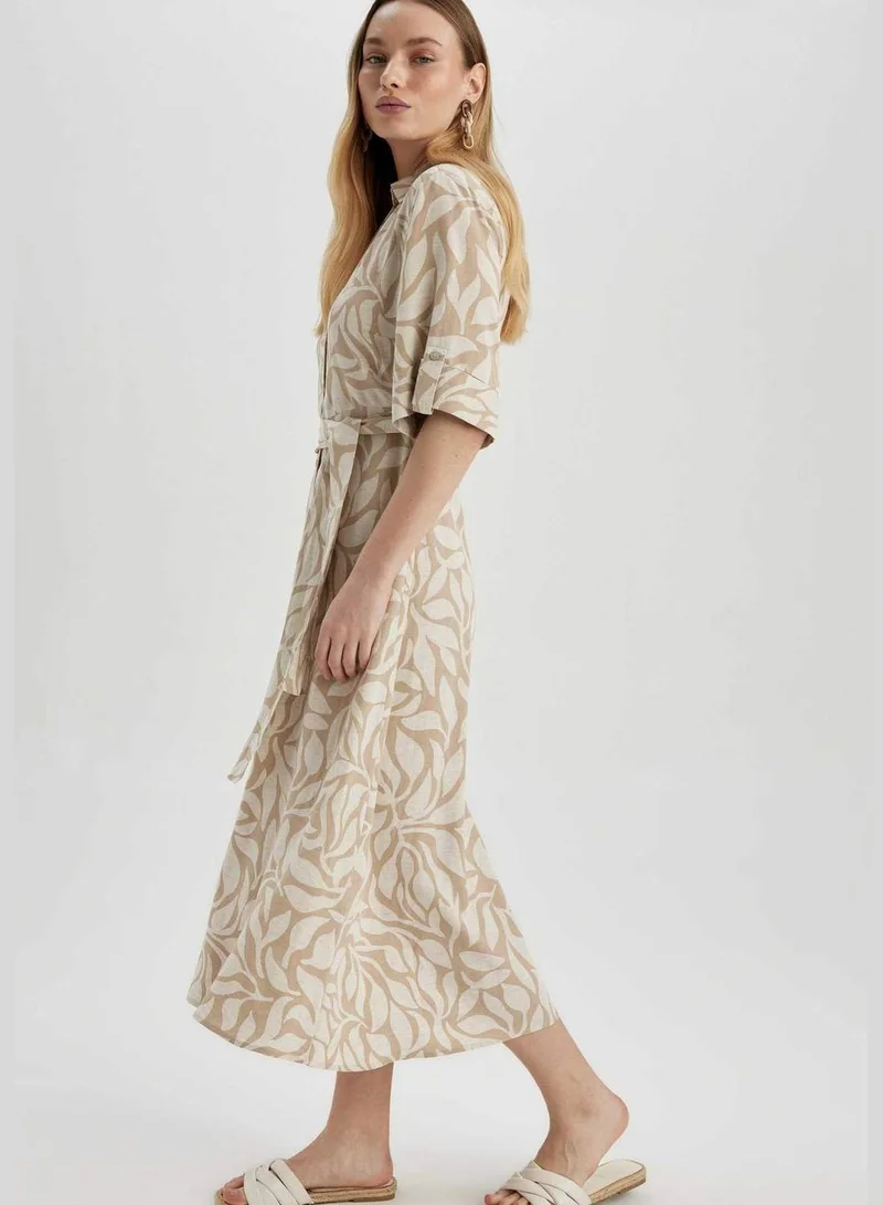 DeFacto Woman Short Sleeve Woven Dress