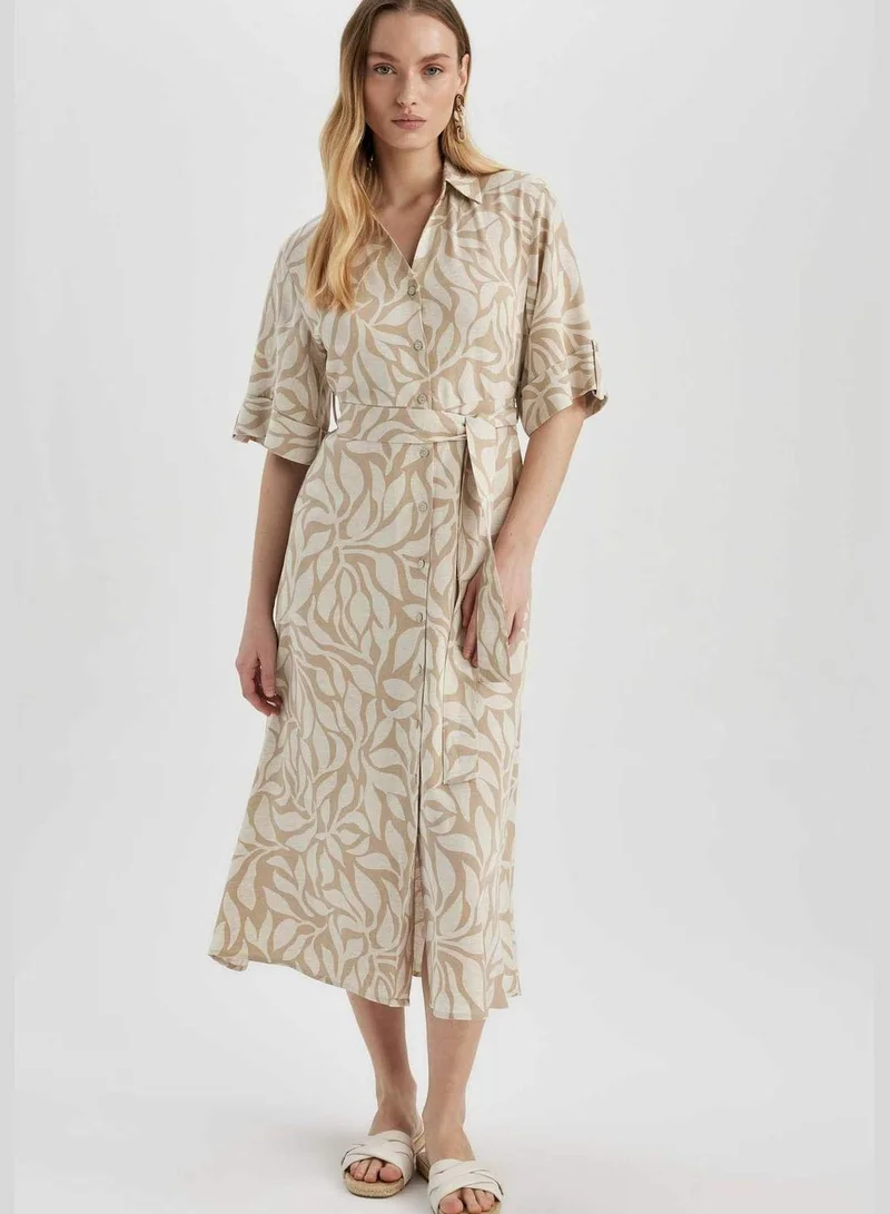 DeFacto Woman Short Sleeve Woven Dress