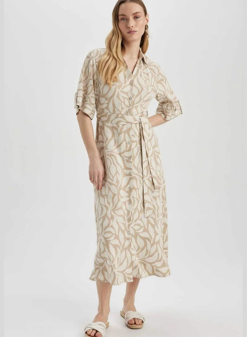 DeFacto Woman Short Sleeve Woven Dress
