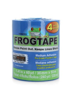 4-Piece PaintBlock Technology Masking Tape Set Blue 0.04 x 60 yd 104956