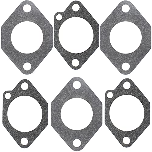 YOFMOO Carburetor Gasket Compatible with Kawasaki FE290 FE350 Engine Golf Cart Gas Club Car Carb DS & Precedent Turf Carryall Pack of 6 - Image 1