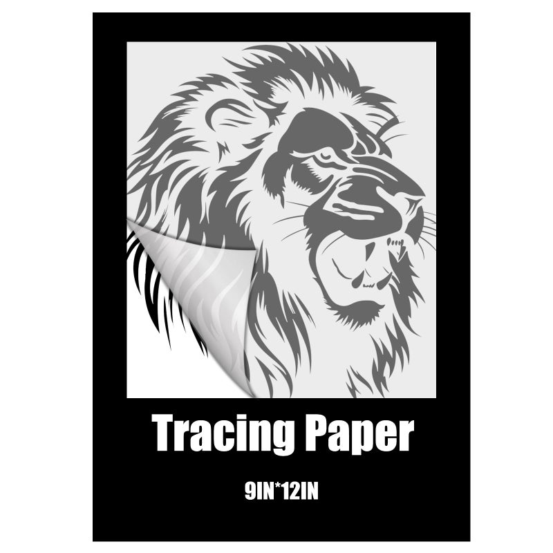 Epakh Tracing Paper 120 Sheets, 9 x 12 Inch Tracing Paper for Drawing, Transparent Vellum Papers Translucent Trace Pad for Pencil Sketching Drawing DIY Crafts Painting Wax Printing Calligraphy - Image 1