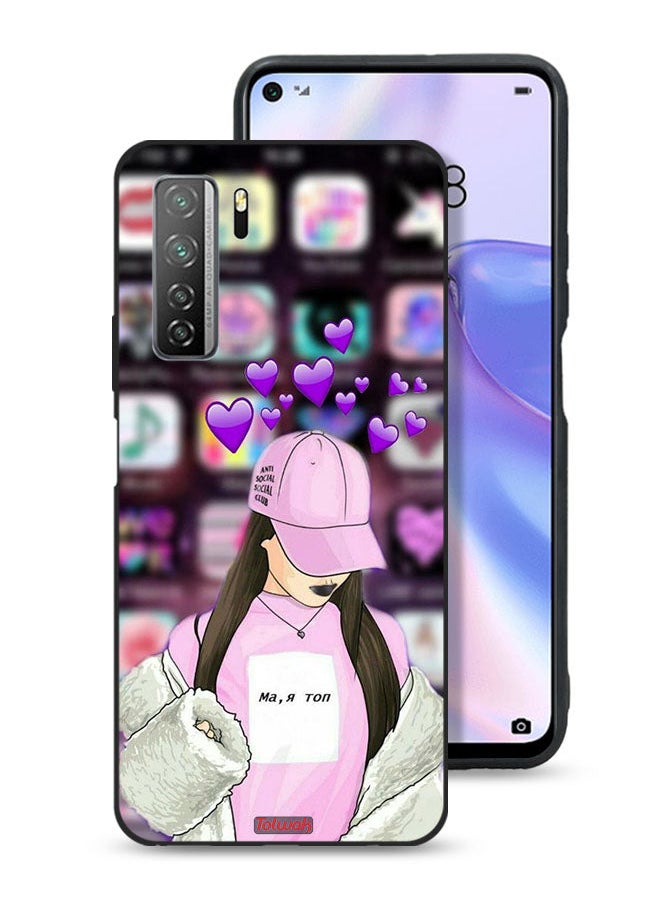 Tolwak - Huawei nova 7 SE 5G Protective Case Cover Anti Social Club - Image 1