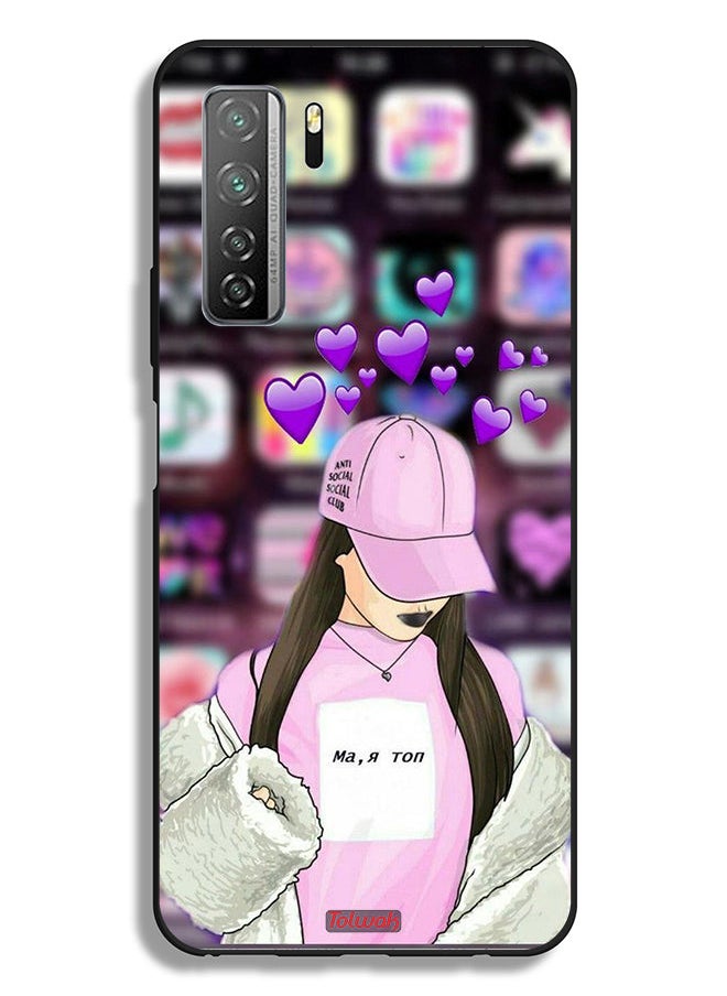 Tolwak - Huawei nova 7 SE 5G Protective Case Cover Anti Social Club - Image 1