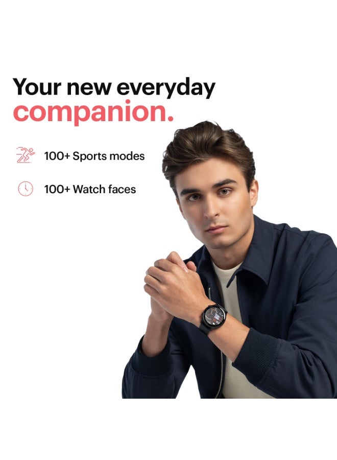 Noise Twist Round dial Smart Watch with Bluetooth Calling, 1.38" TFT Display, up-to 7 Days Battery, 100+ Watch Faces, IP68, Heart Rate Monitor, Sleep Tracking (Silver Grey) - Image 2