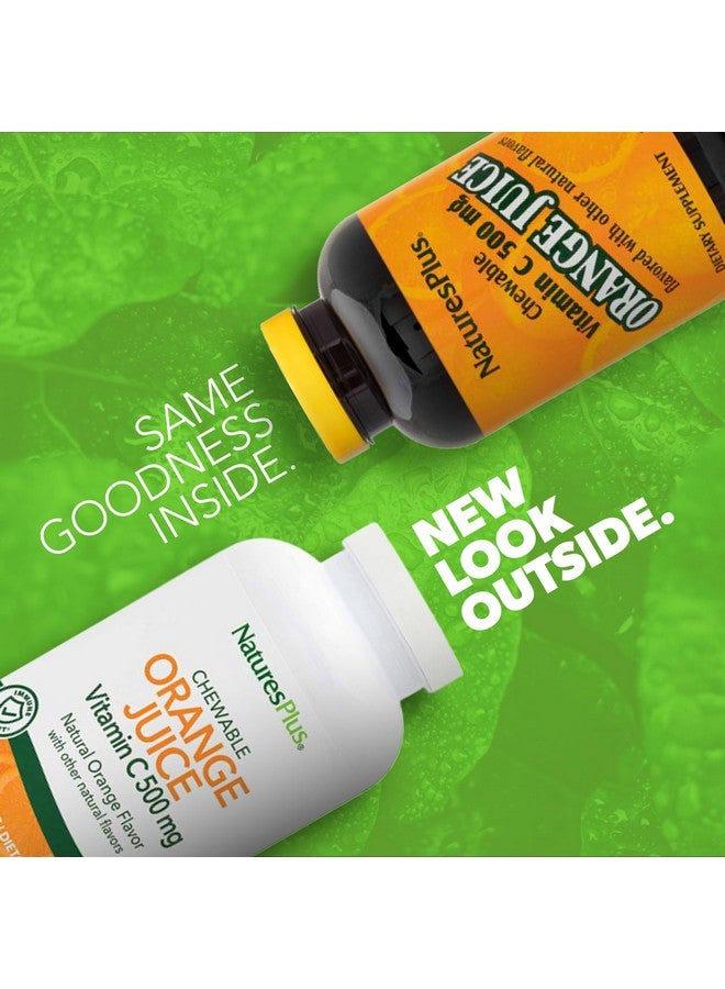 Natures Plus NaturesPlus Orange Juice Vitamin C 500 mg - 180 Chewable Tablets, Pack of 2 - Promotes Optimal Immune Health - Gentle on Your Stomach - Vegan, Gluten Free - 360 Total Servings - Image 2