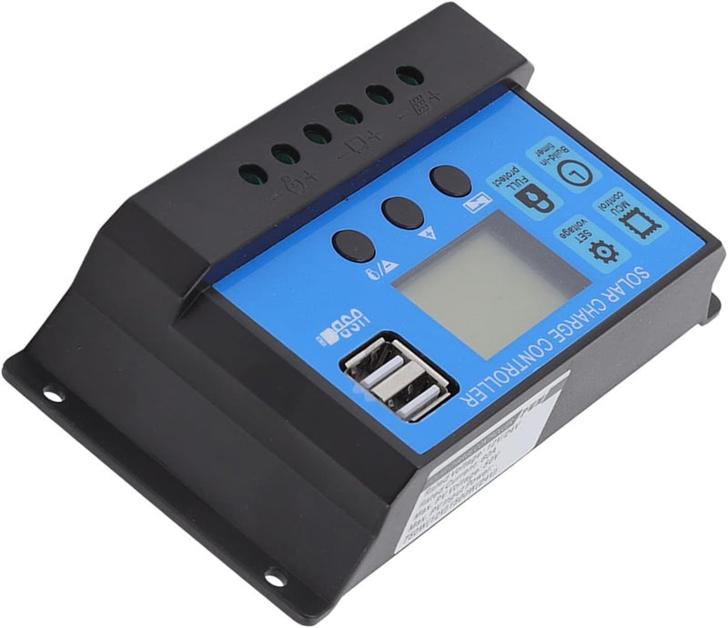 بناء مرن عصري وحدة تحكم شمسية aqxreight 12V 24V مع منفذ USB للوحة الشمسية للصناعة 10A وحدة تحكم شمسية لا تتلف وحدة التحكم (60A) توفير المخزون طوال العام سريع التجميع والتركيب هيكل يسمح بمرور الهواء - Image 4