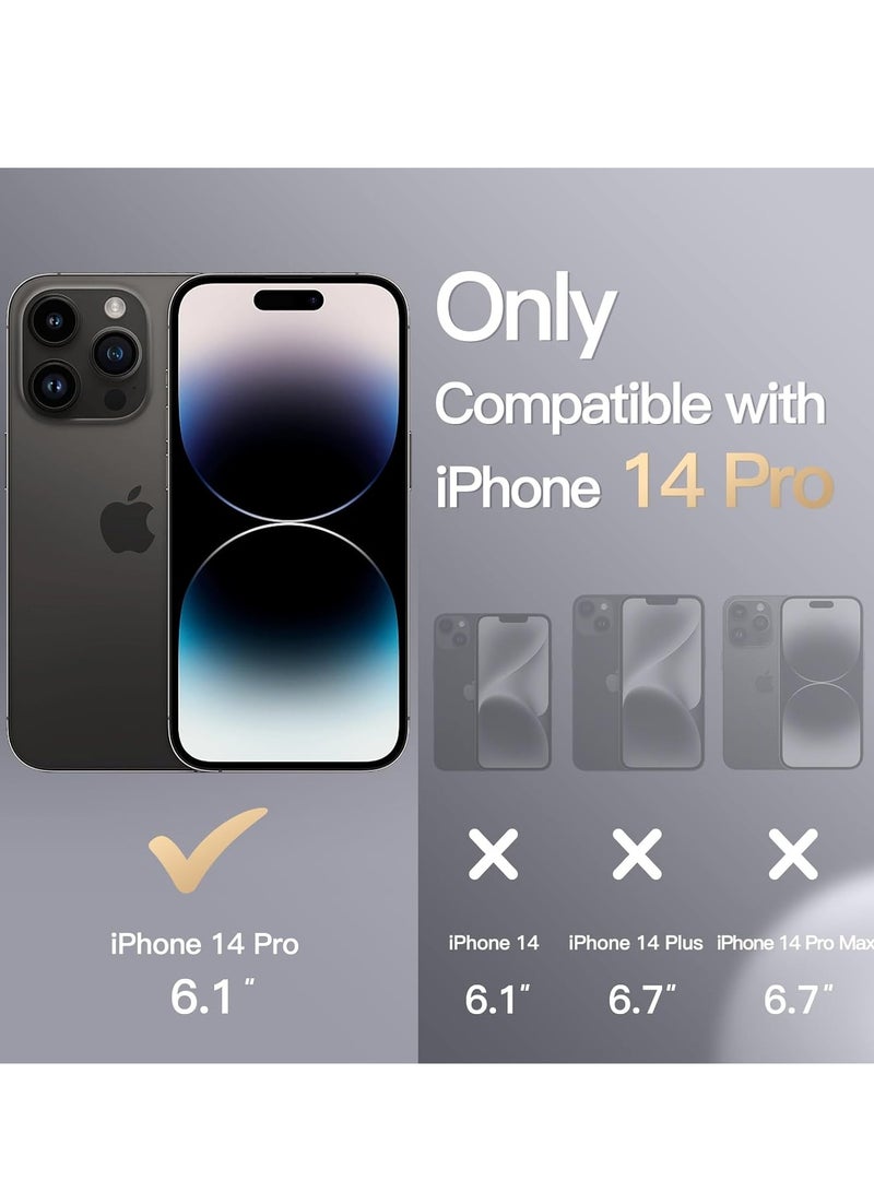 BORTONY iPhone 14 Pro Case Liquid Silicone Anti Scratch Anti Fingerprint Soft Silky Touch Shockproof Protective Cover for Apple iPhone 14 Pro - Image 2