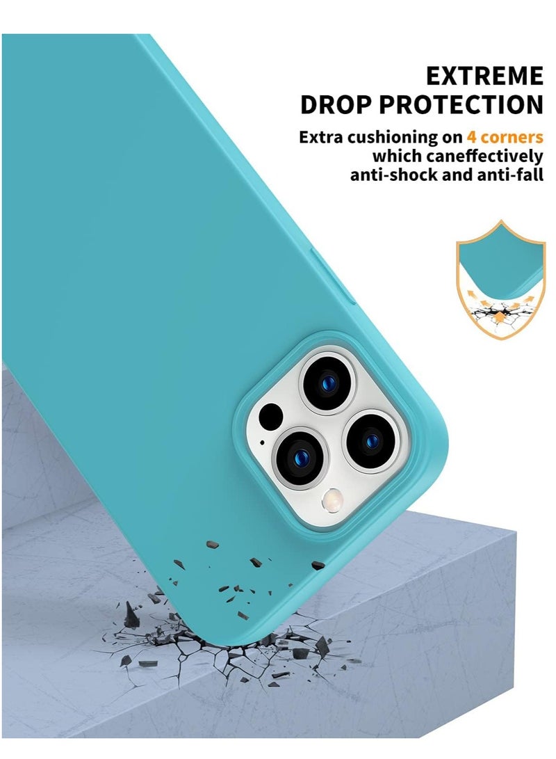 BORTONY iPhone 14 Pro Case Liquid Silicone Anti Scratch Anti Fingerprint Soft Silky Touch Shockproof Protective Cover for Apple iPhone 14 Pro - Image 4