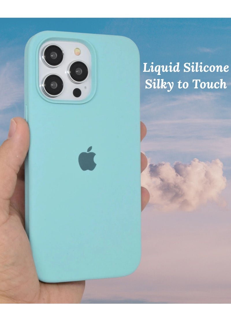 BORTONY - iPhone 14 Pro Case Liquid Silicone Anti Scratch Anti Fingerprint Soft Silky Touch Shockproof Protective Cover for Apple iPhone 14 Pro - Image 1