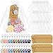 Ecation Dog Paw Party Favors Set Team Spirit Gifts Include Dog Keychain Organza Bags Thank You Kraft Tags Activity Decorations for Cheerleading Puppy Birthday Party Reward SuppliesMulticolor74 Pcs - Image 2