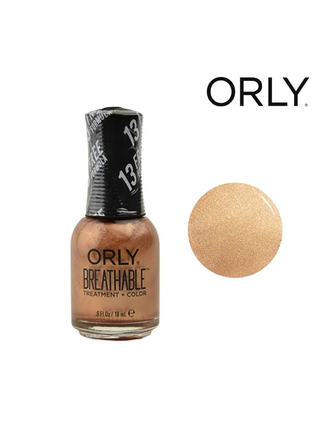 ORLY Spring Breathable Shimmer Collection Nail Varnish - Comet Relief 18ml - Image 2