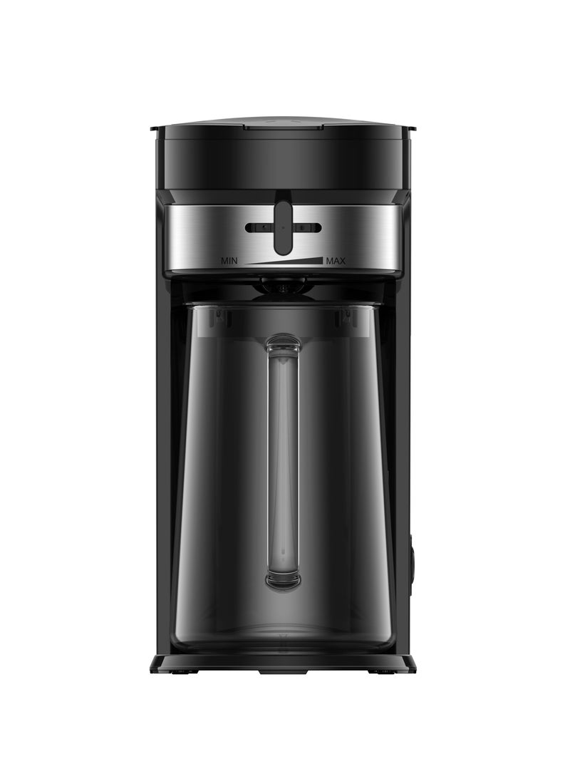 LePRESSO - Cold Brew Machine Ice Coffee & Tea Maker 2.5L Pitcher Capacity 750W Coffee Machine/ 900ml Water Tank Capacity / Auto Shut- Off One-Tap Brewing / Cold & Hot Drinks, Adjustable Brew Strength - Black - Image 1
