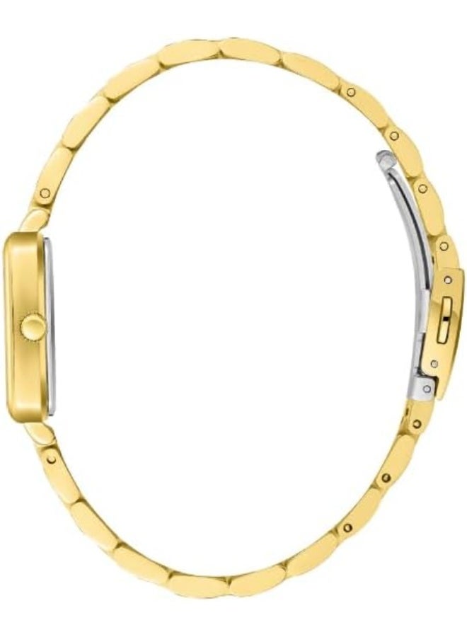 LEE COOPER Women's 2035 Movement Watch, Analog Display and Metal Strap - LC08121.170