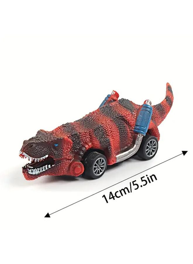 Ankylosaur Dinosaur Pull Back Cars Toy Set For Boys Girls 3 Years Birthday Easter Gifts - Image 3